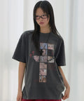 【Fancy Club】 DAMAGE FEARLESS TEE [White / Charcoal / Black]