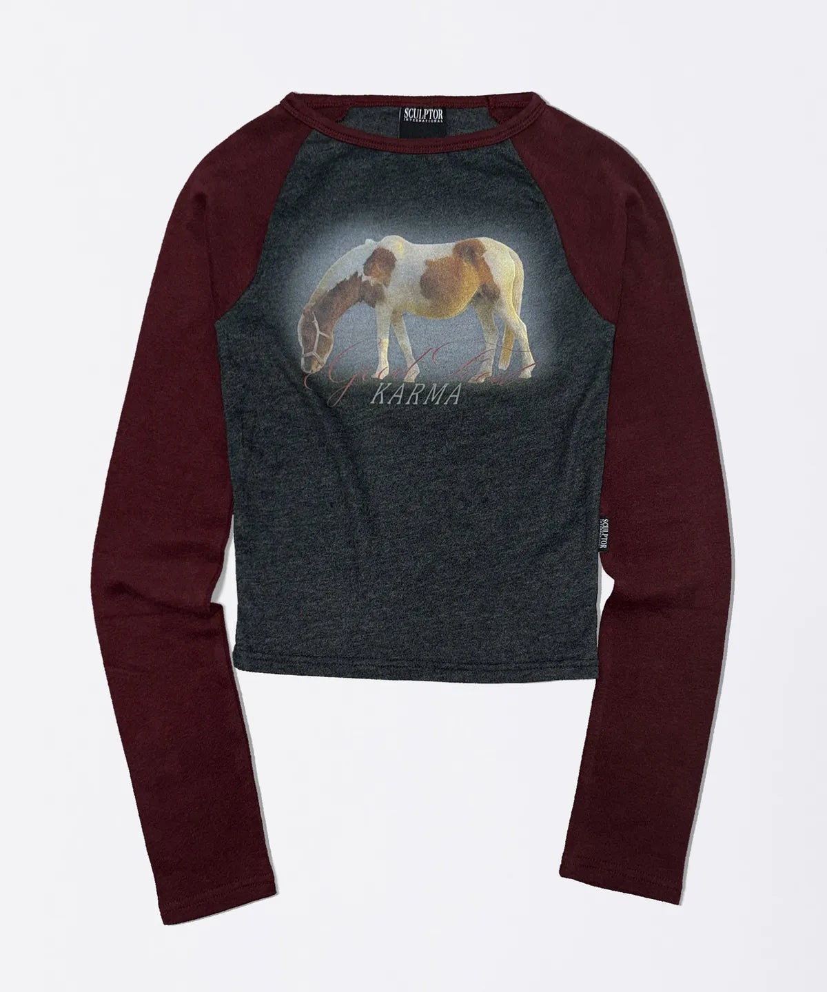 【SCULPTOR】Good Karma Raglan Tee  - 2 colors
