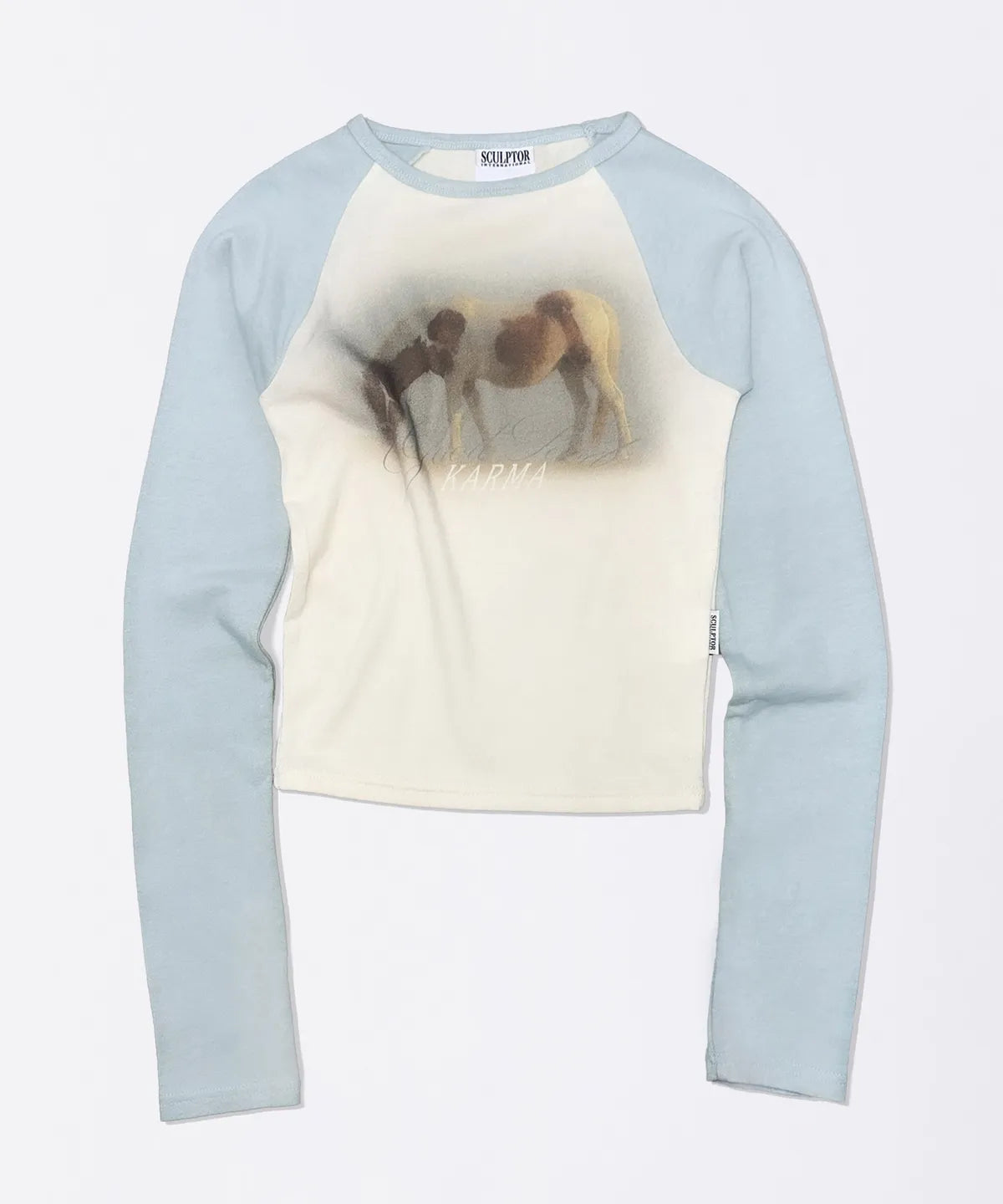 【SCULPTOR】Good Karma Raglan Tee  - 2 colors