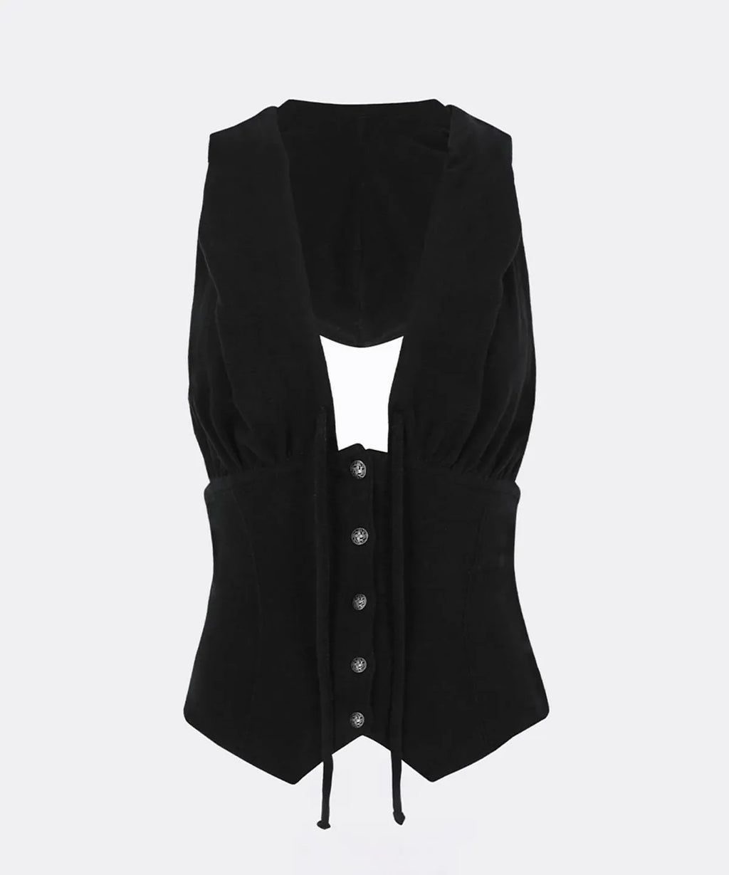 【SCULPTOR】Classic Sleeveless Hoodie - 2 colors