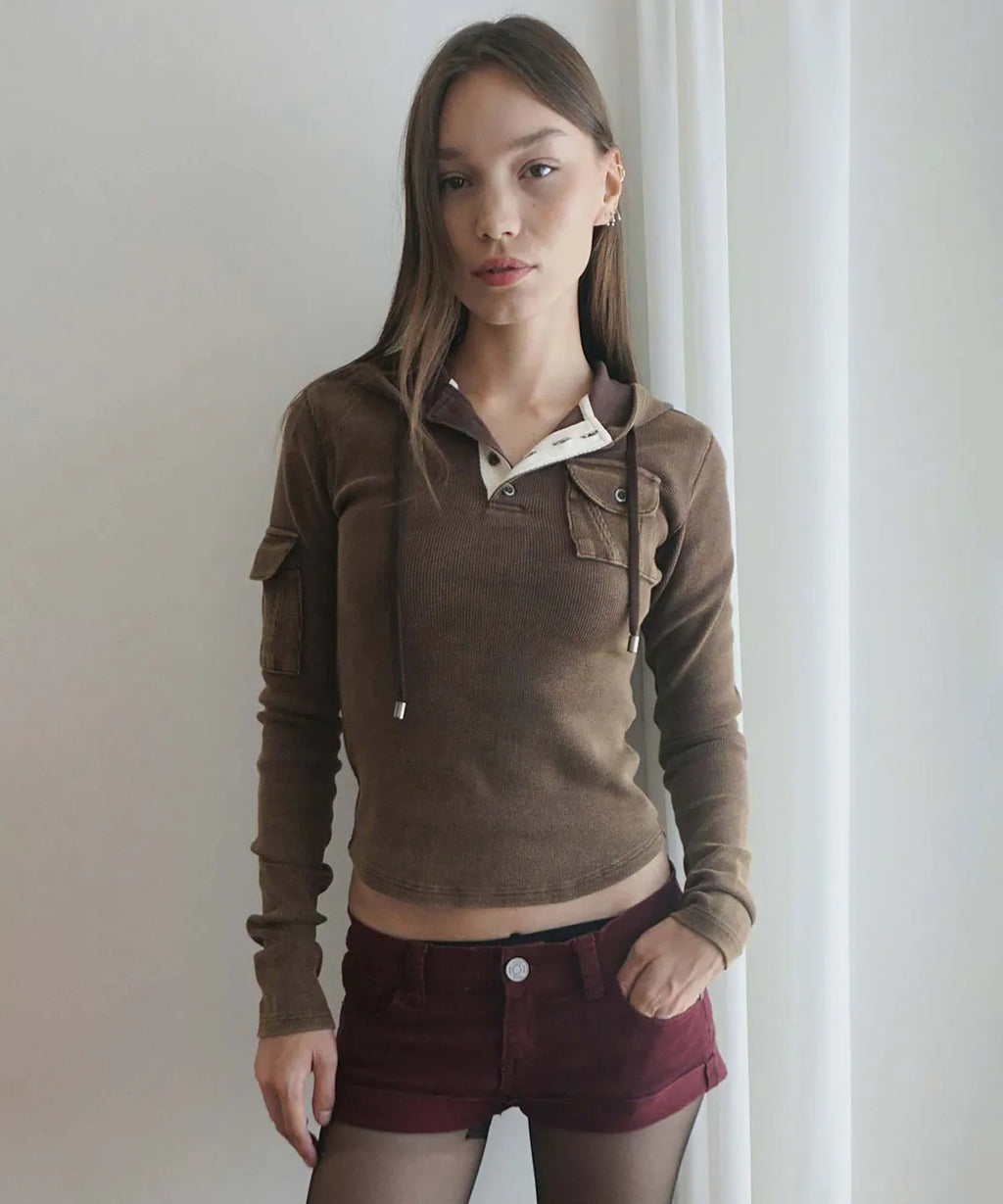 【SCULPTOR】Washed Pocket Hoodie - 3 colors