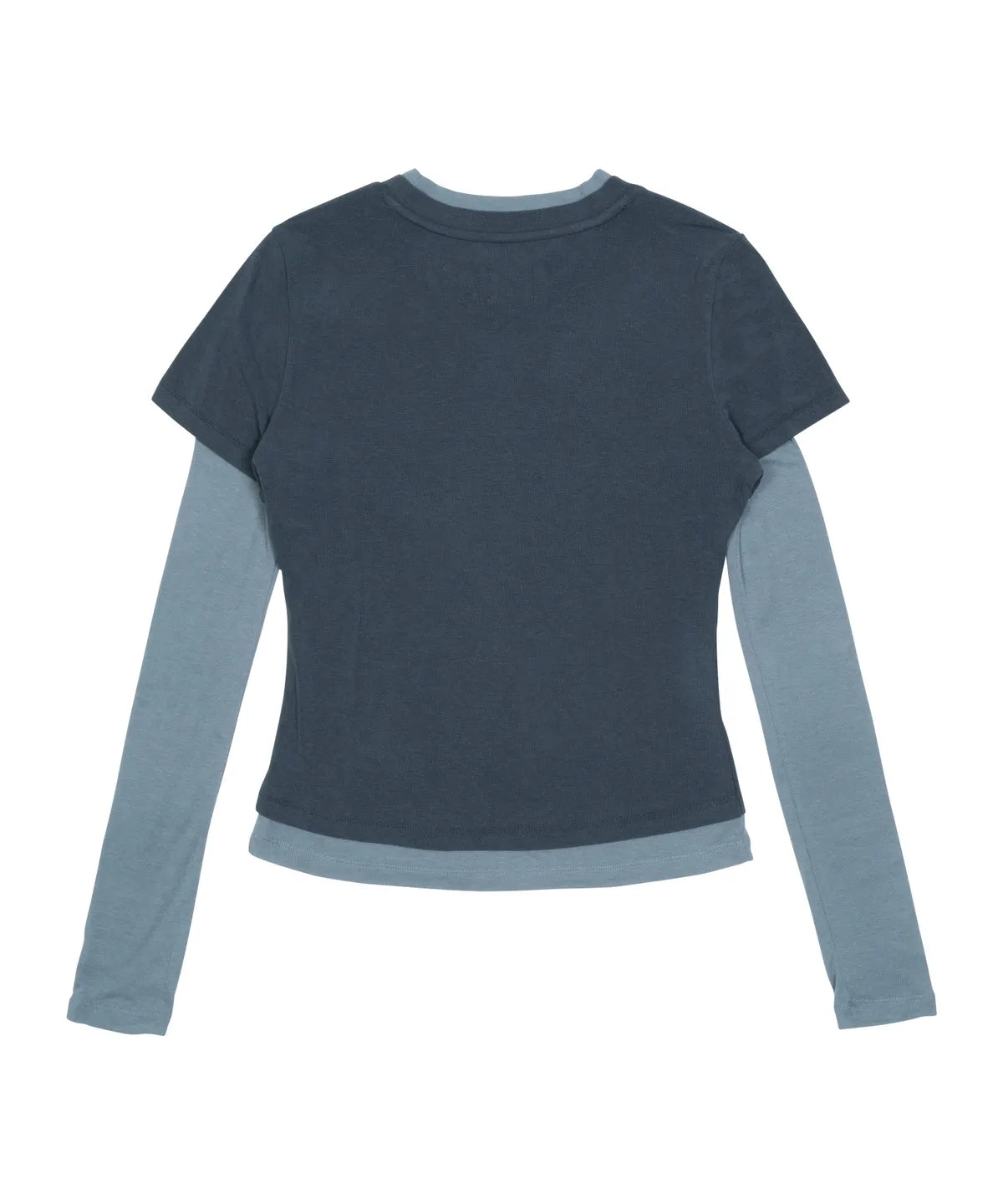 【TCM】 layered button long sleeve - 2 colors