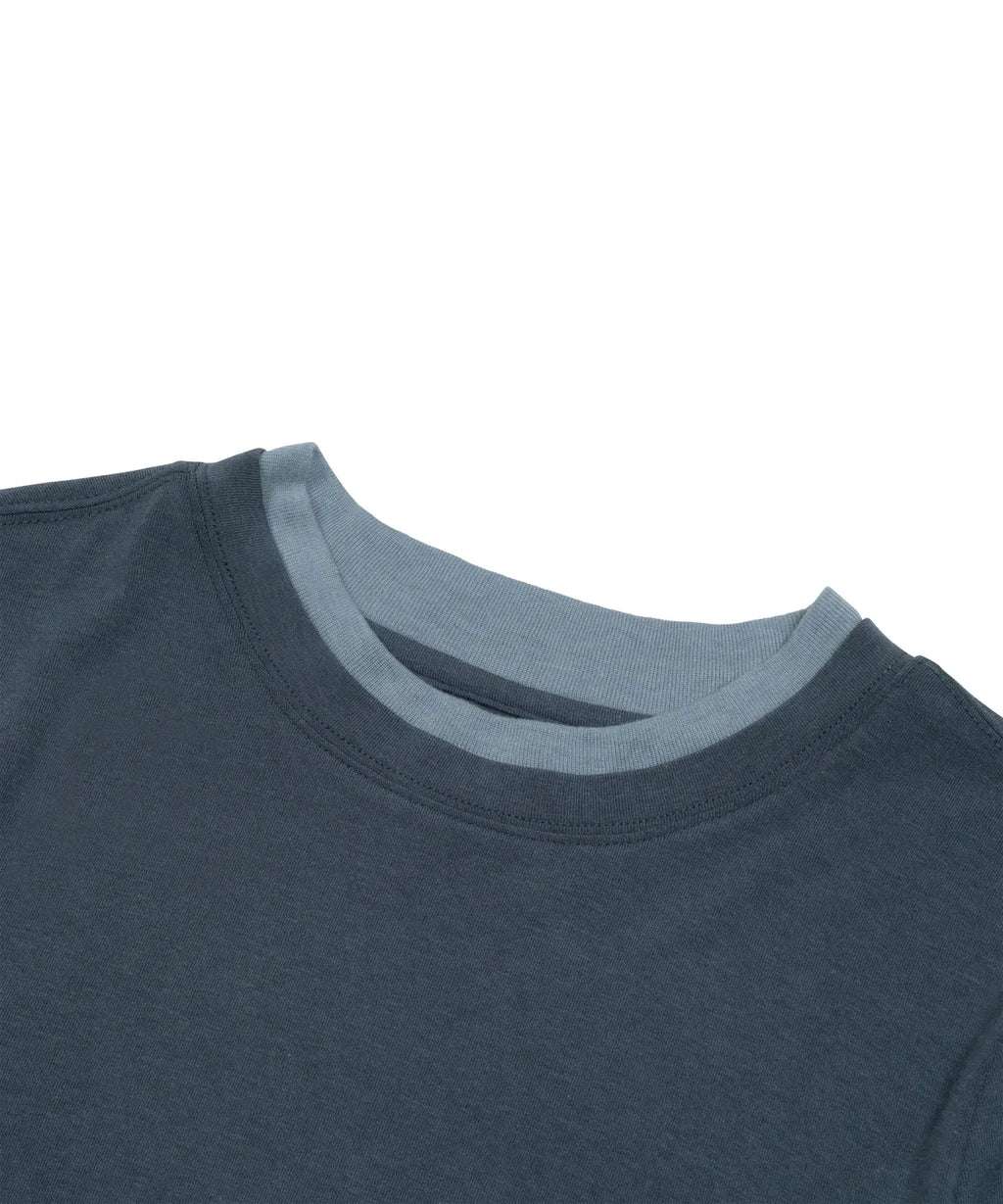 【TCM】 layered button long sleeve - 2 colors