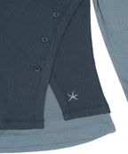 【TCM】 layered button long sleeve - 2 colors