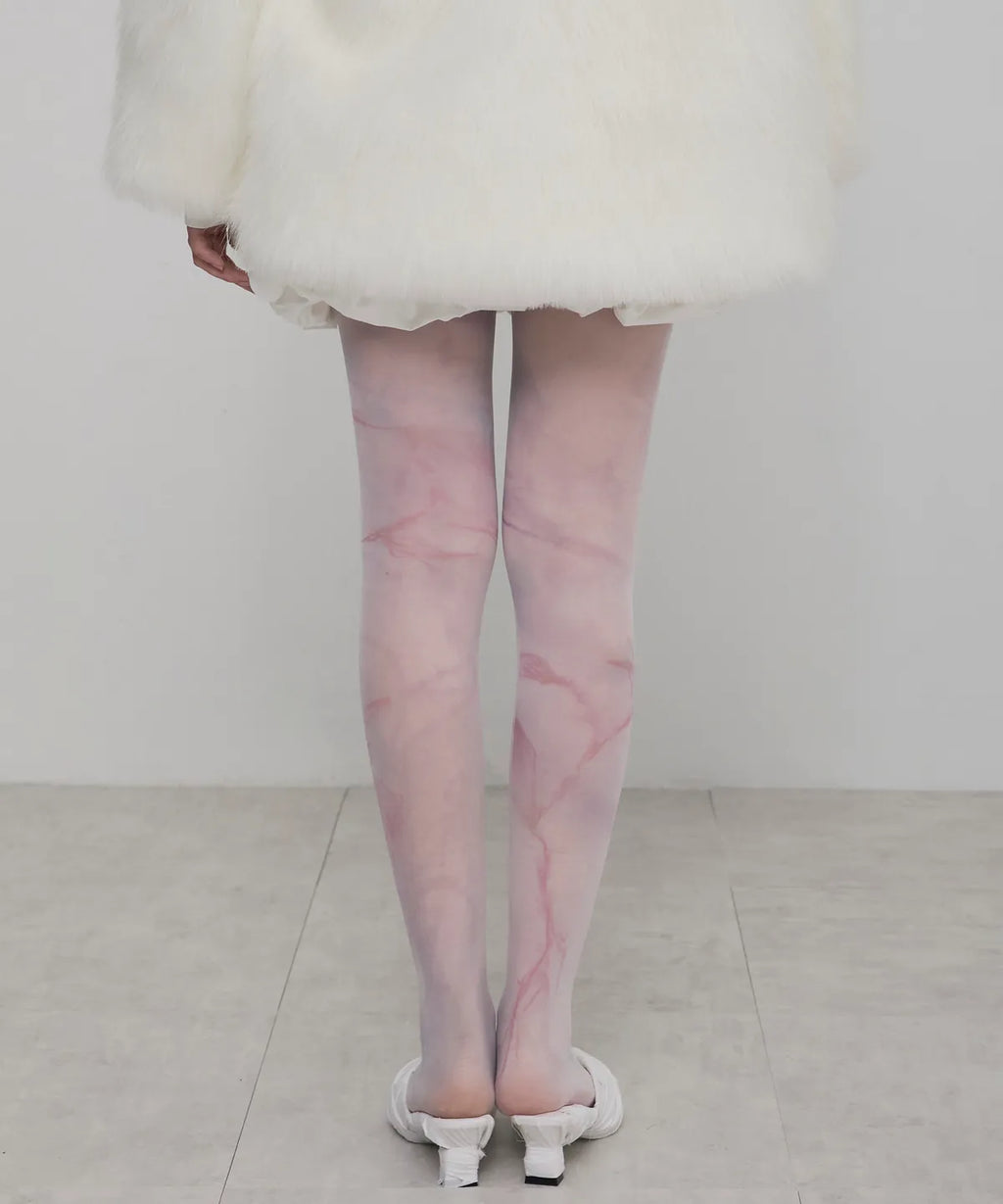 【flare up】 Daydream Tights [Violet / Burgundy]