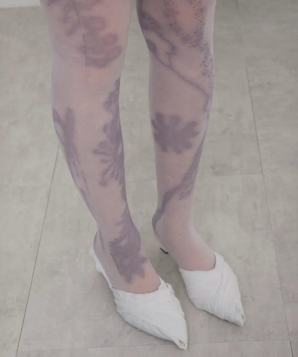【flare up】 Daydream Tights [Violet / Burgundy]