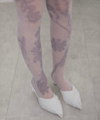 【flare up】 Daydream Tights [Violet / Burgundy]