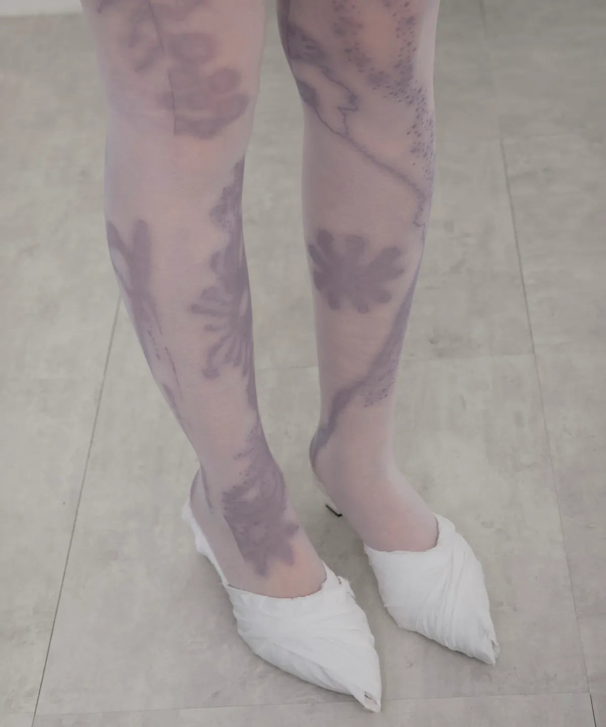 【flare up】 Daydream Tights [Violet / Burgundy]