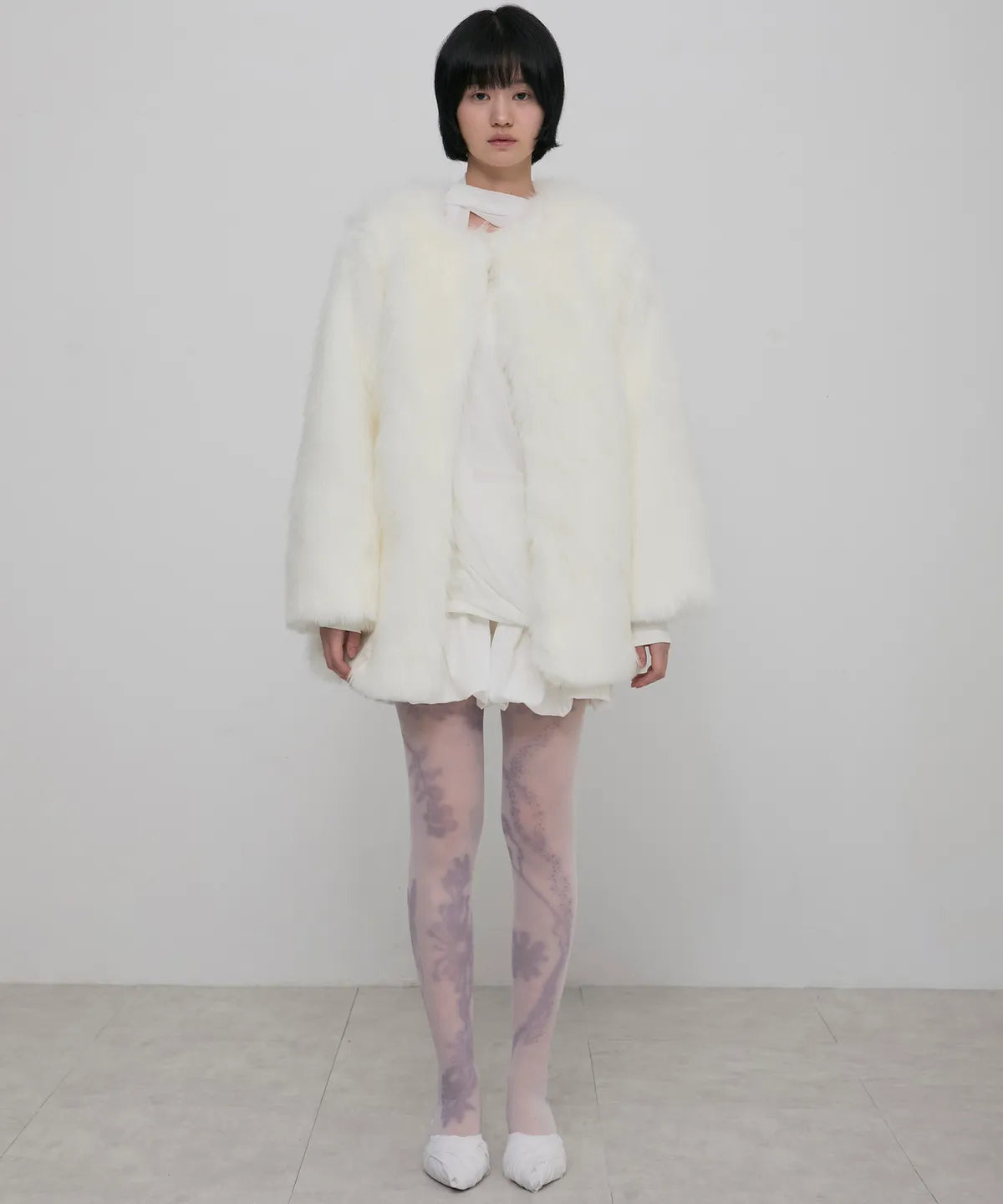 【flare up】 Daydream Tights [Violet / Burgundy]