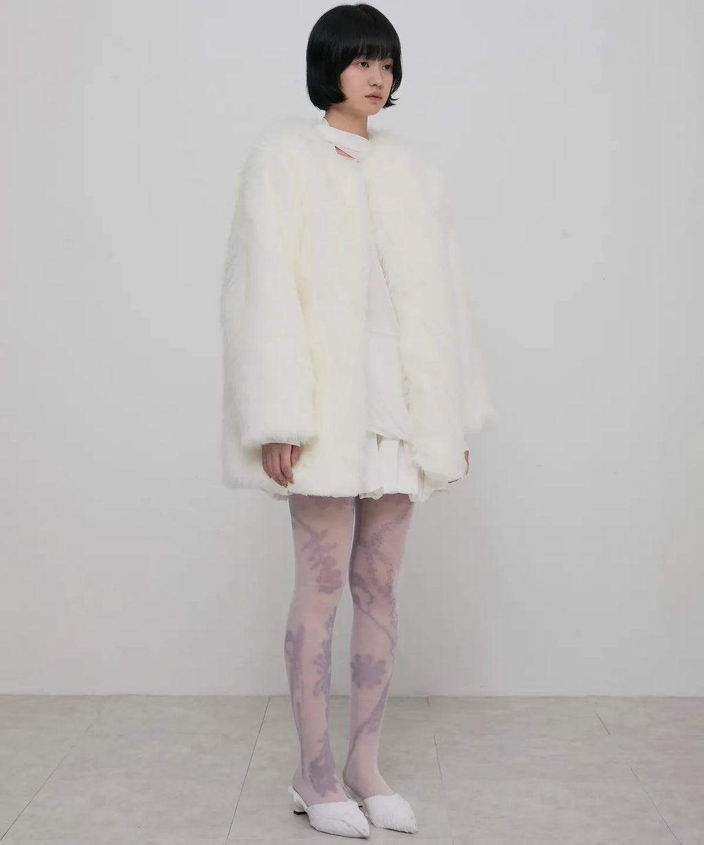 【flare up】 Daydream Tights [Violet / Burgundy]