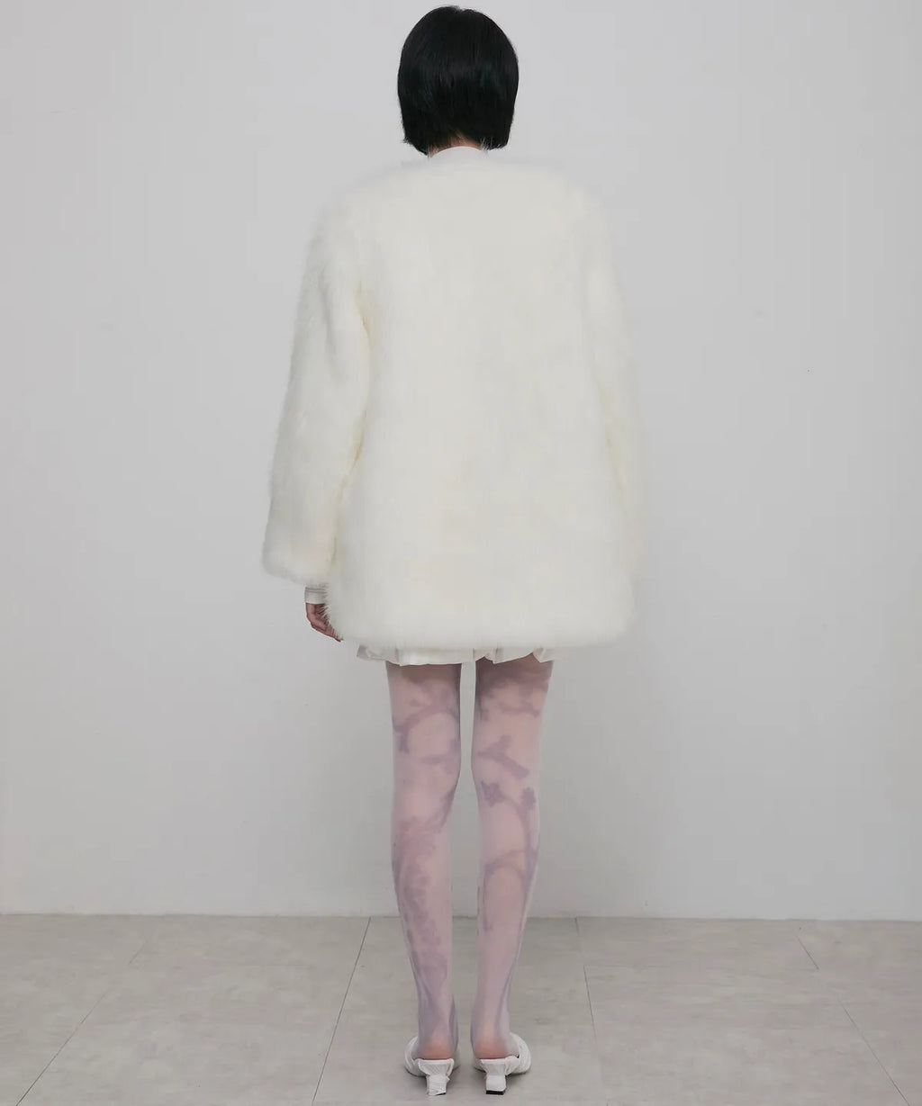 【flare up】 Daydream Tights [Violet / Burgundy]