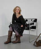【KHIHO】RAVEN FOLDABLE BUCKLE BOOTS [ Black / Grey / Brown ]