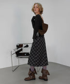【KHIHO】RAVEN FOLDABLE BUCKLE BOOTS [ Black / Grey / Brown ]