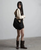 【peanut loop】Spiral Canvas cross bag - 4 colors