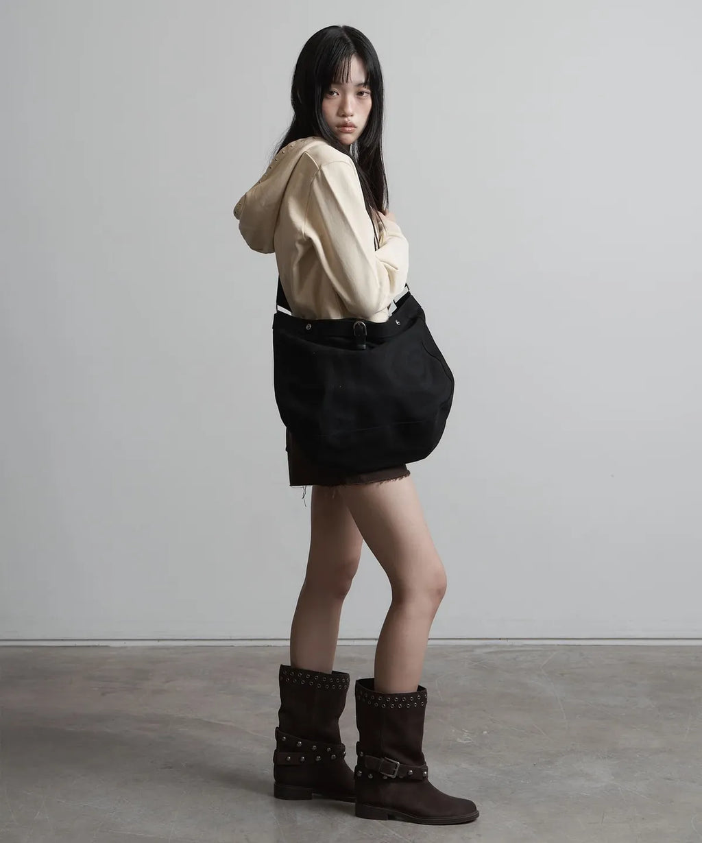 【peanut loop】Spiral Canvas cross bag - 4 colors