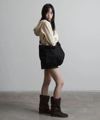 【peanut loop】Spiral Canvas cross bag - 4 colors