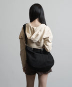 【peanut loop】Spiral Canvas cross bag - 4 colors