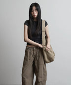 【peanut loop】Spiral Canvas cross bag - 4 colors