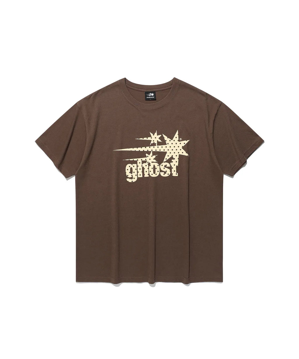 【niceghostclub】dot symbol tee [Brown / Black / White]