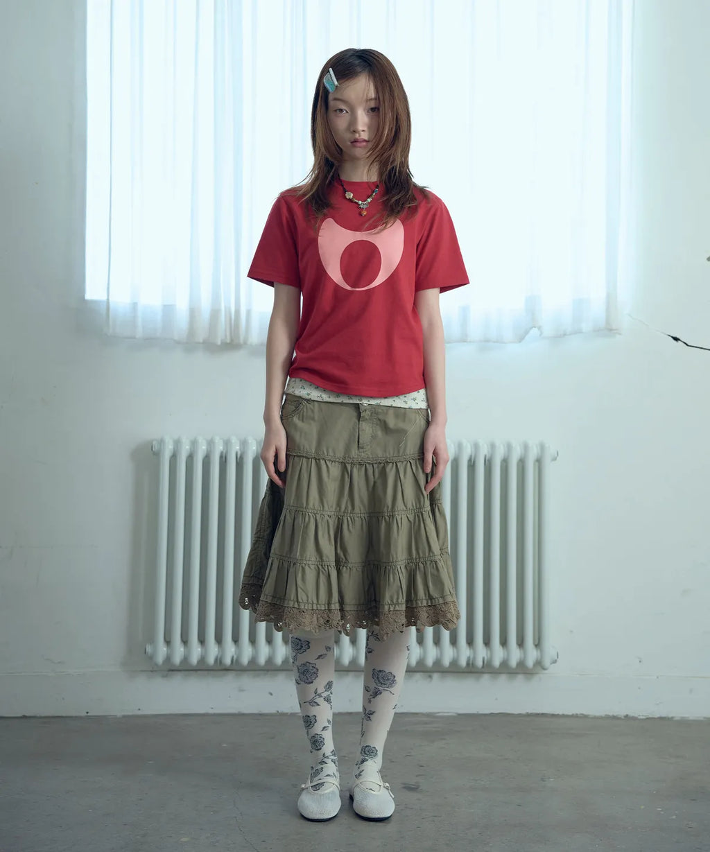 【niceghostclub】 head symbol tee [ red / blue / white / black ]