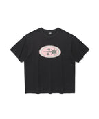 【niceghostclub】oval 3star logo tee [ charcoal / grey ]
