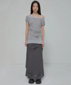 【Flare up】2-Layered Top [4 colors]