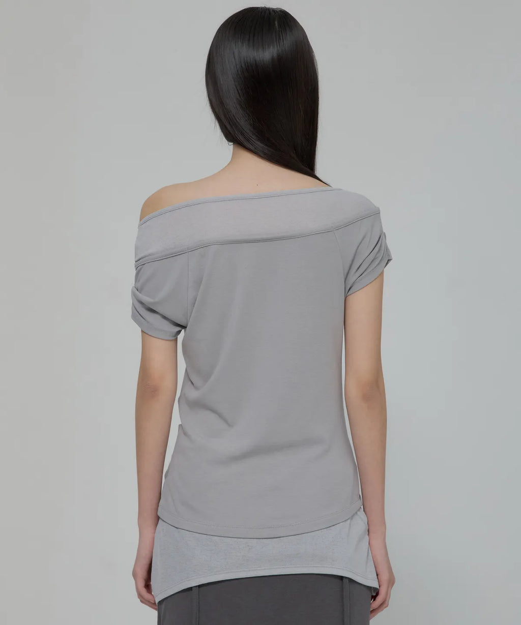 【Flare up】2-Layered Top [4 colors]