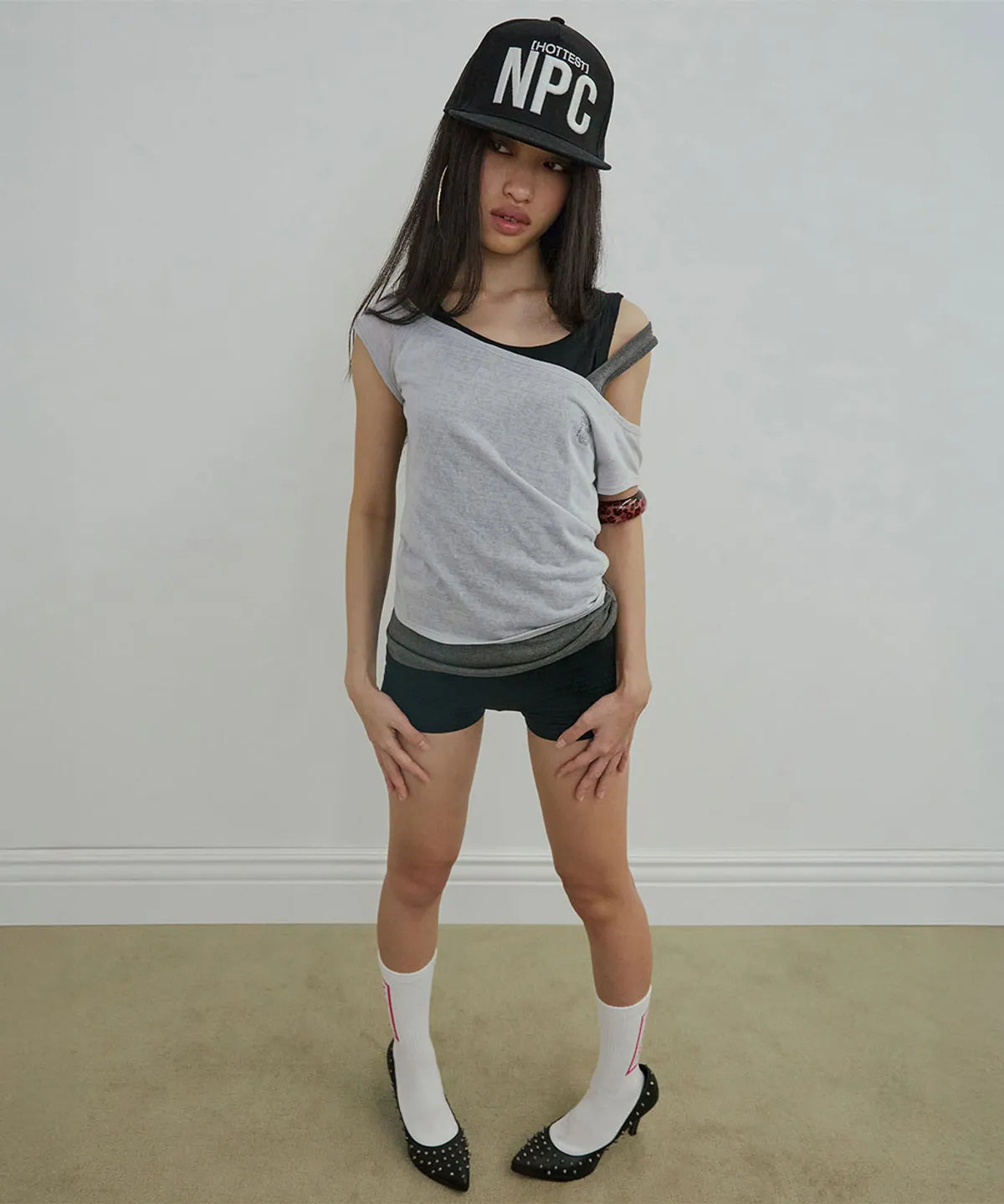 【SCULPTOR】Lazy Sleeveless Layered Tee - 3 colors