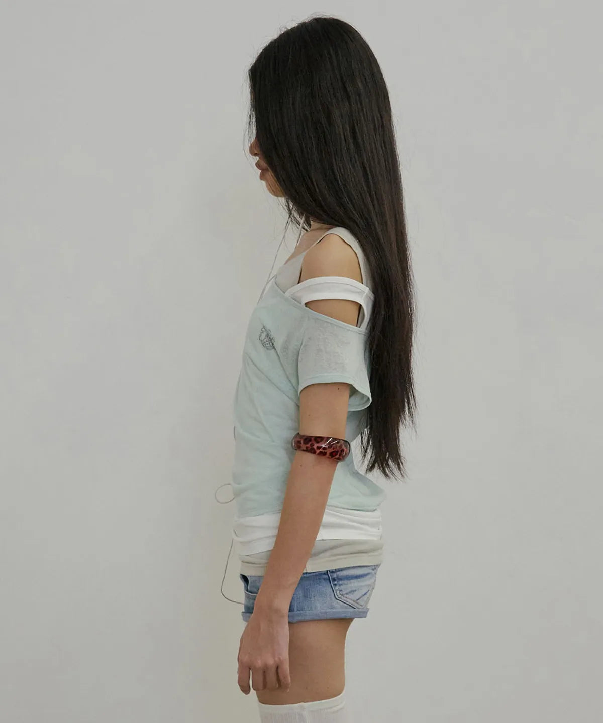 【SCULPTOR】Lazy Sleeveless Layered Tee - 3 colors
