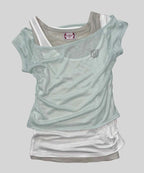【SCULPTOR】Lazy Sleeveless Layered Tee - 3 colors