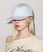 【Fancy Club】YOURS ANGEL CAP [White / Baby blue]