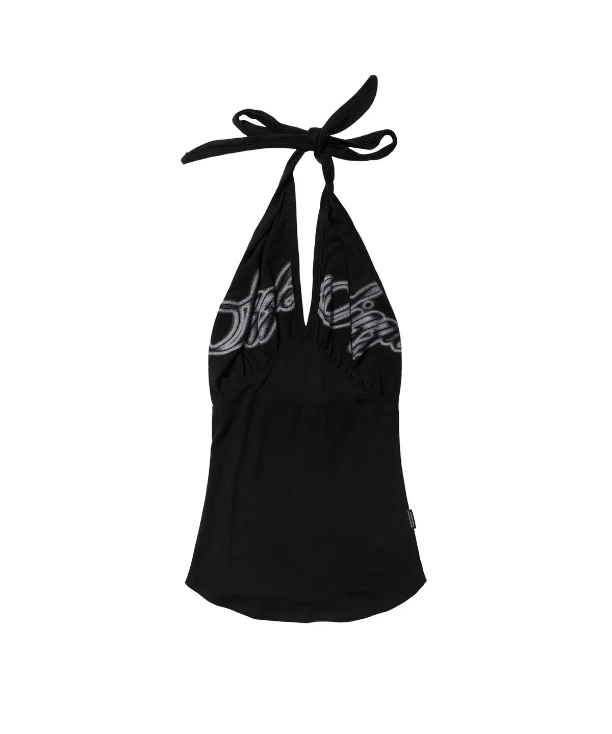 【Fancy Club】MUSE HALTERNECK TOP [Black / Ivory / Pink]