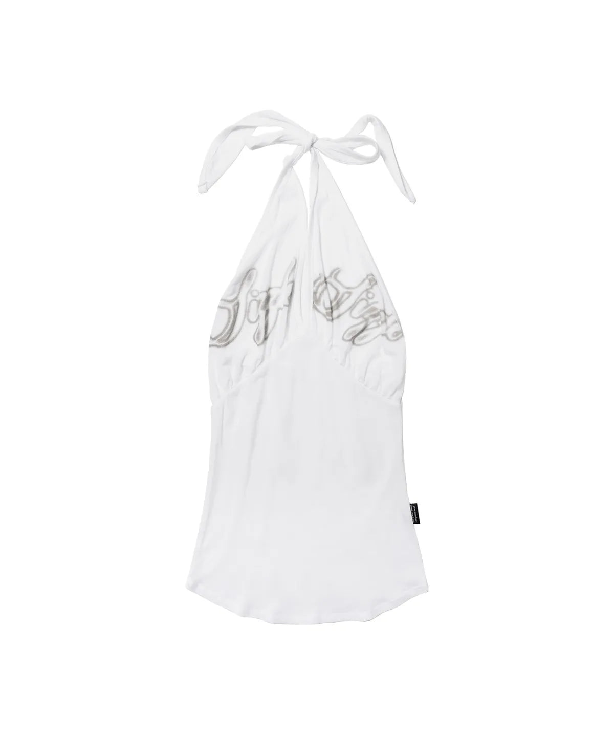 【Fancy Club】MUSE HALTERNECK TOP [Black / Ivory / Pink]