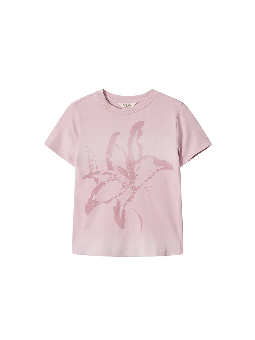 【kijun】Lily Blush Tee Dusty [Sage / Pink]
