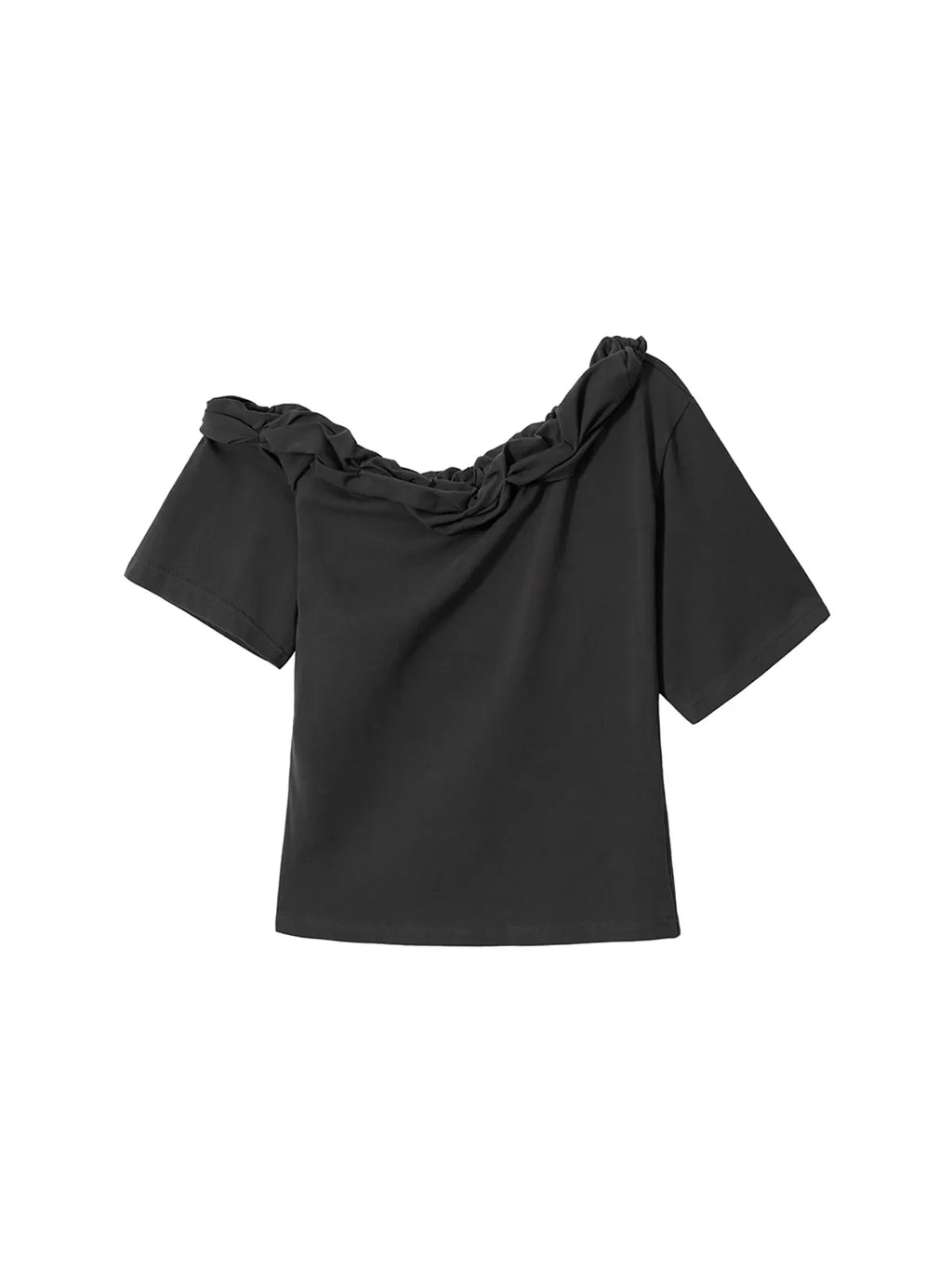 【kijun】Twist One-Shoulder Top