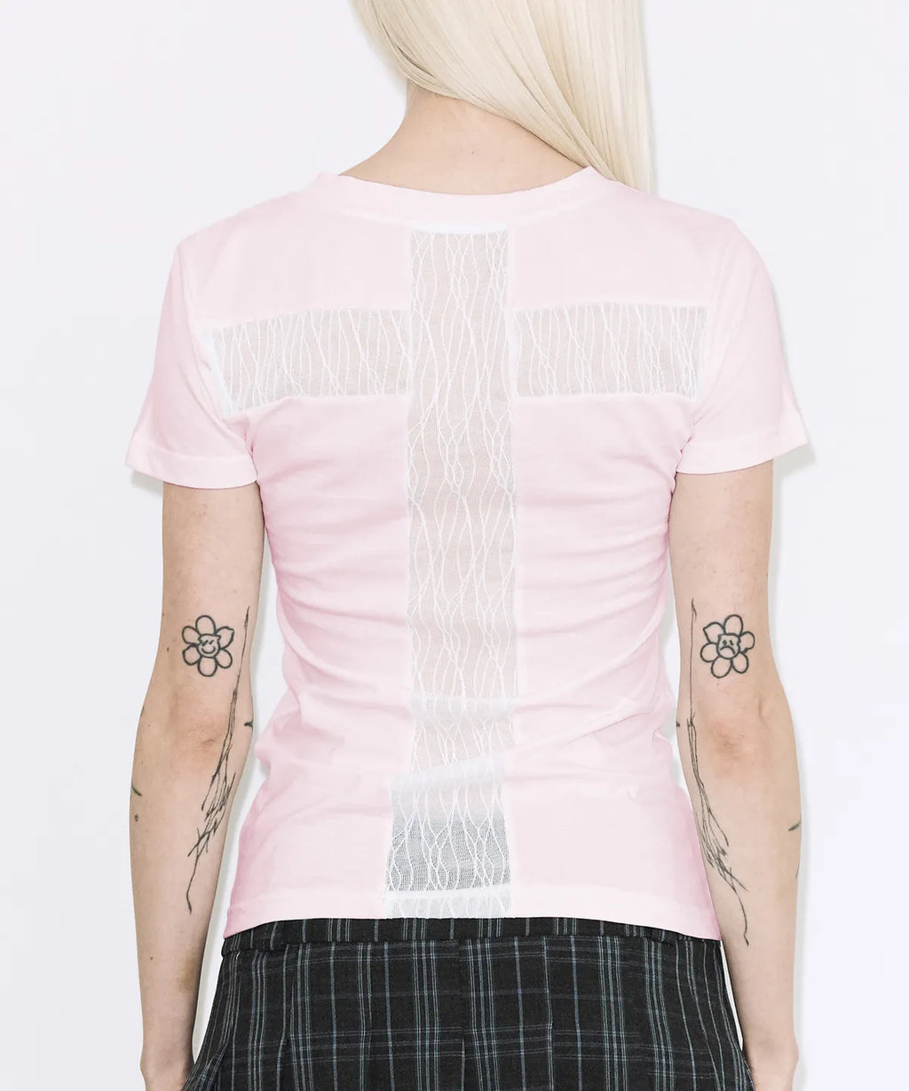 【Fancy Club】BACK CROSS TEE [5 colors]