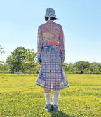 【youthbath】YB x Motka Graphic Mesh Top