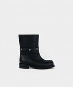 【KHIHO】NODE STUD BOOTS [ Black / Grey ]