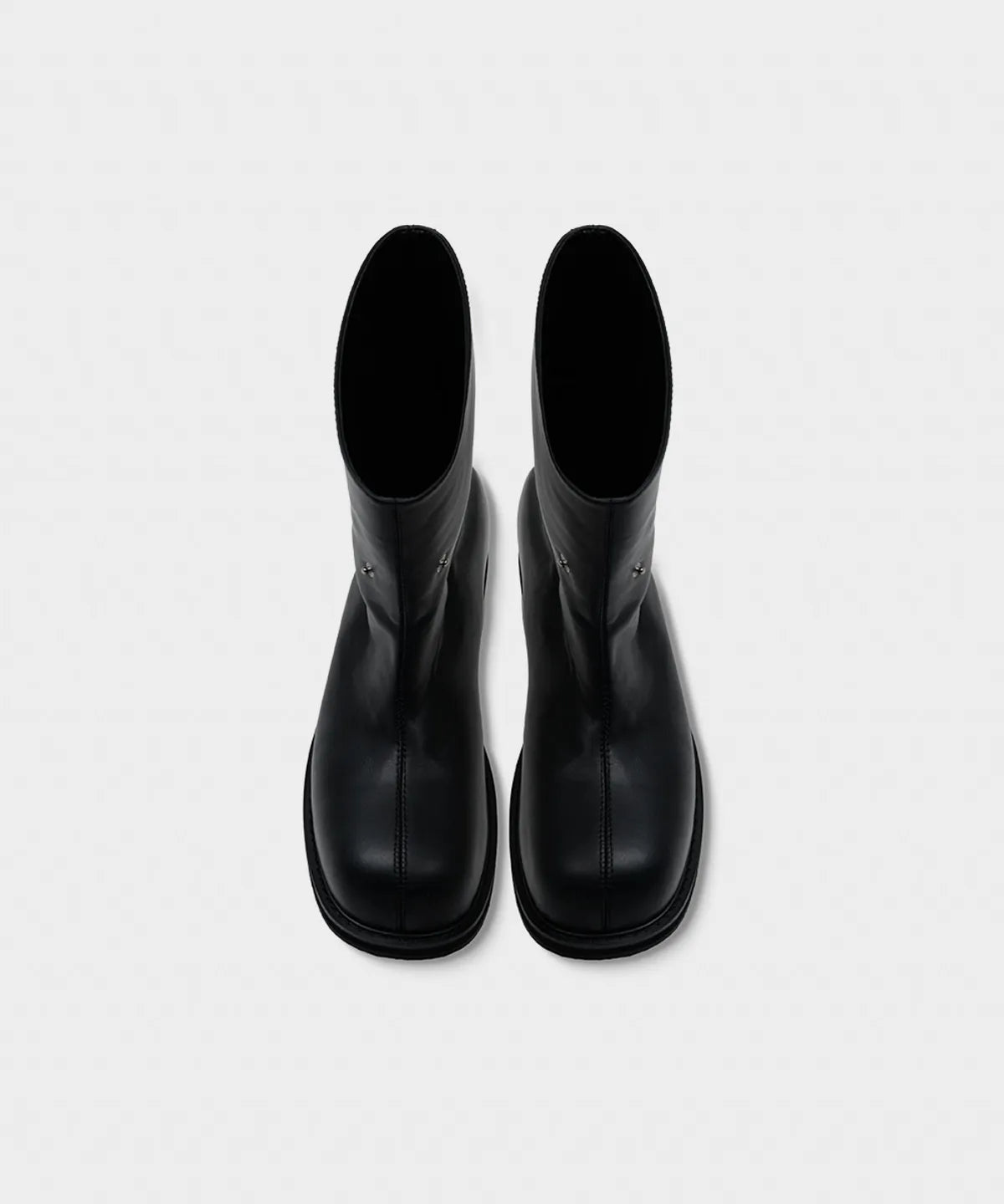 【KHIHO】NODE STUD BOOTS [ Black / Grey ]