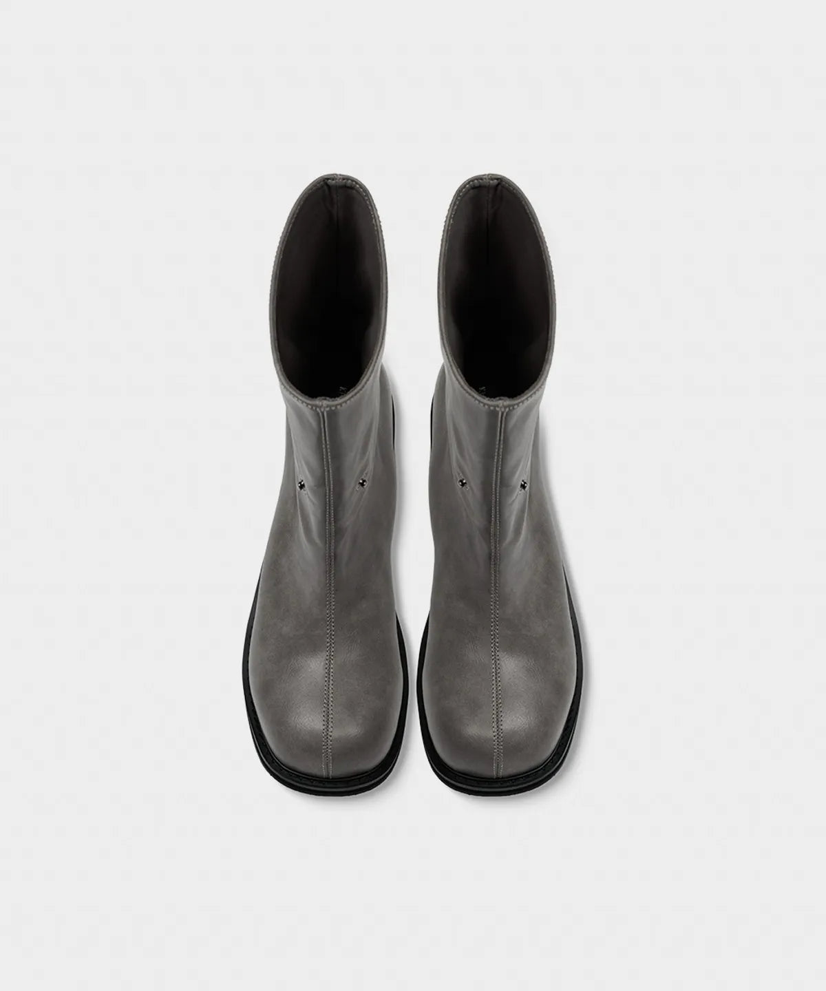 【KHIHO】NODE STUD BOOTS [ Black / Grey ]