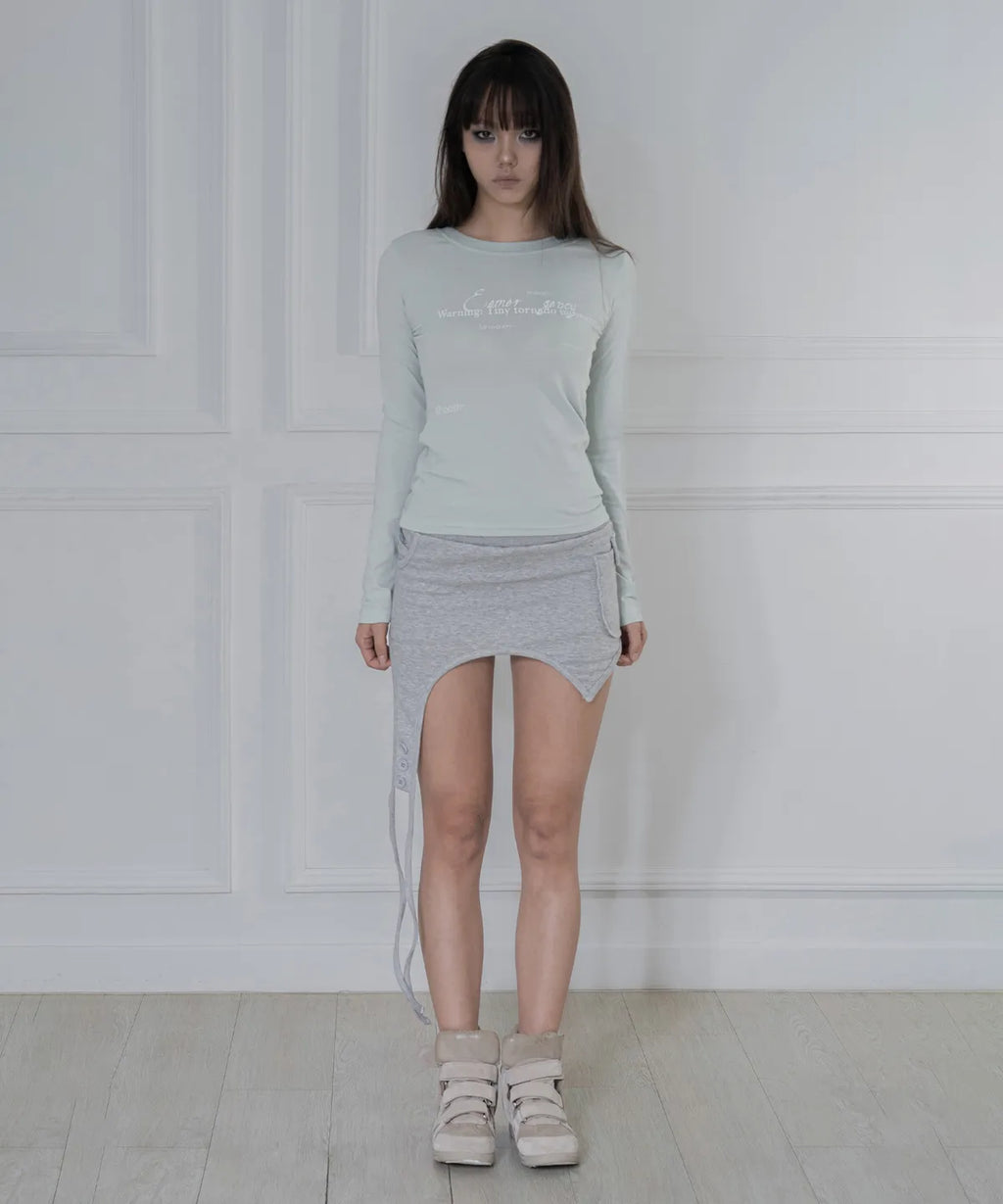 【Fancy Club】BACK CROSS LONG SLEEVE - 2 colors