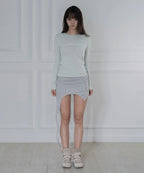 【Fancy Club】BACK CROSS LONG SLEEVE - 2 colors