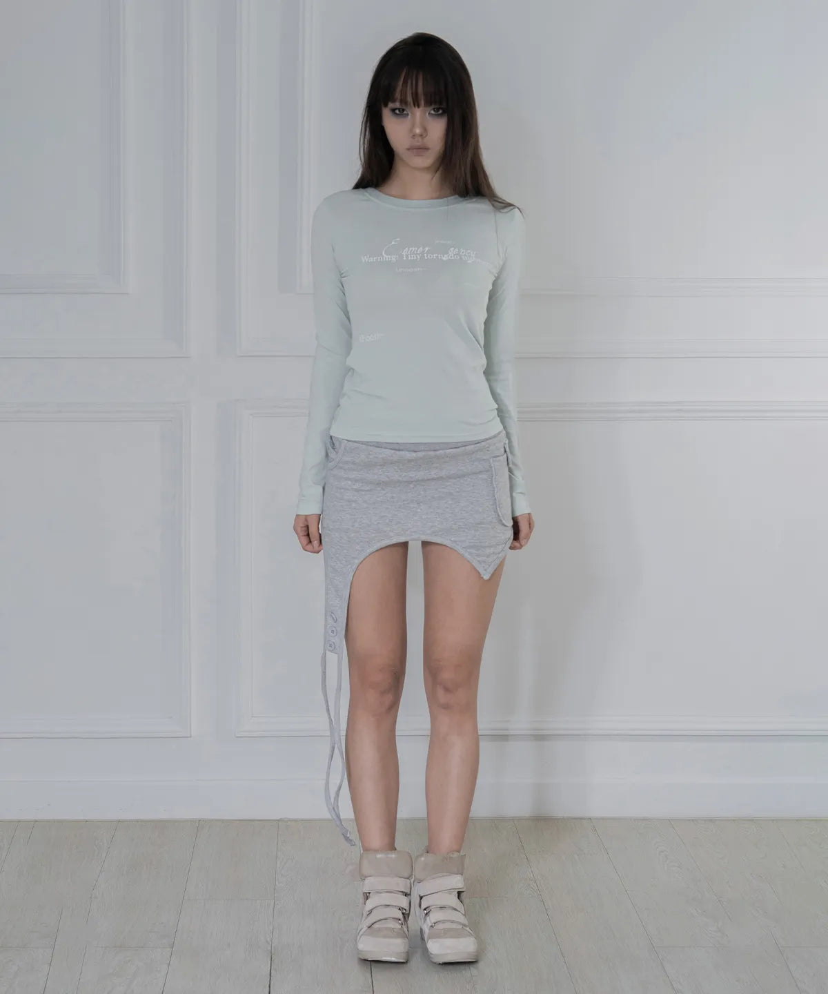 【Fancy Club】BACK CROSS LONG SLEEVE - 2 colors