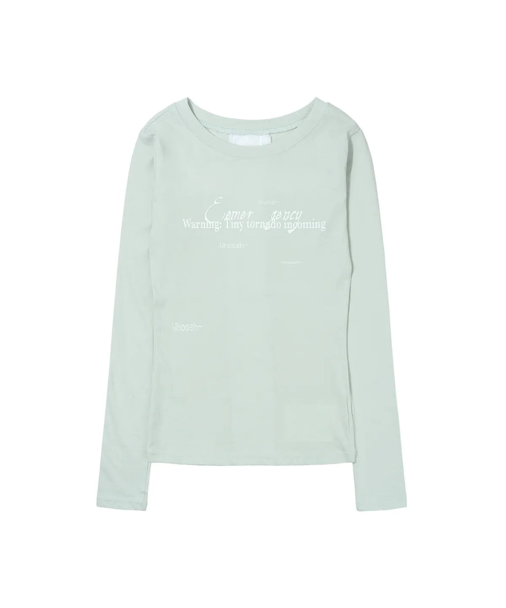 【Fancy Club】BACK CROSS LONG SLEEVE - 2 colors