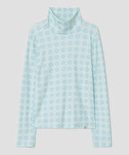 【typeservice】Flora Tile Top [ Mint / Gray ]
