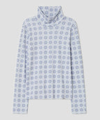 【typeservice】Flora Tile Top [ Mint / Gray ]
