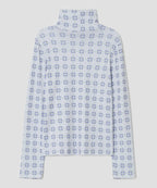 【typeservice】Flora Tile Top [ Mint / Gray ]