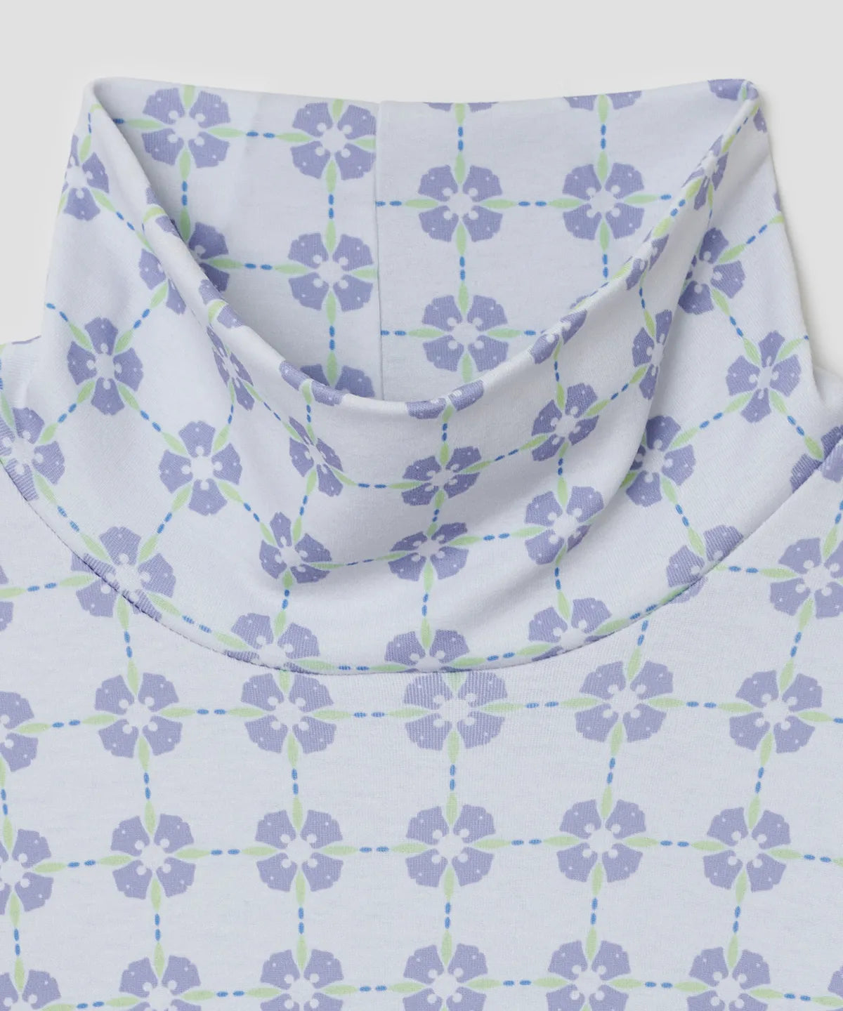 【typeservice】Flora Tile Top [ Mint / Gray ]