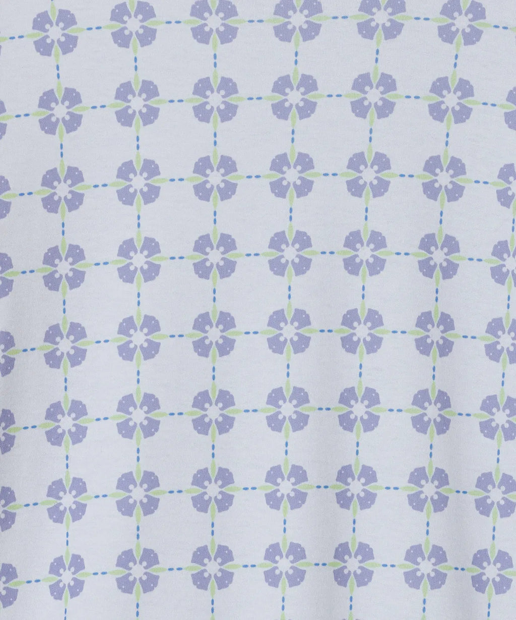 【typeservice】Flora Tile Top [ Mint / Gray ]