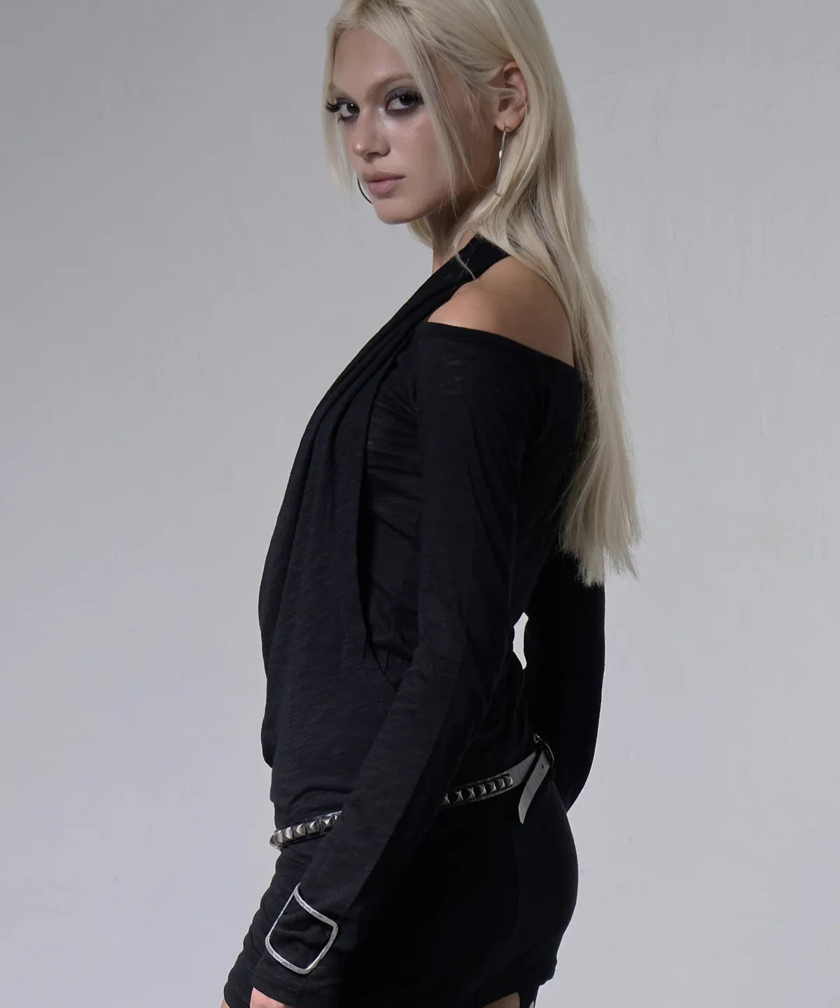 【Fancy Club】3-WAY OFF-SHOULDER COWL TOP - 2 colors